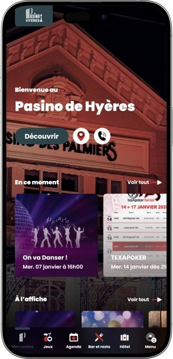 Pasino Part­ouche Hyères App